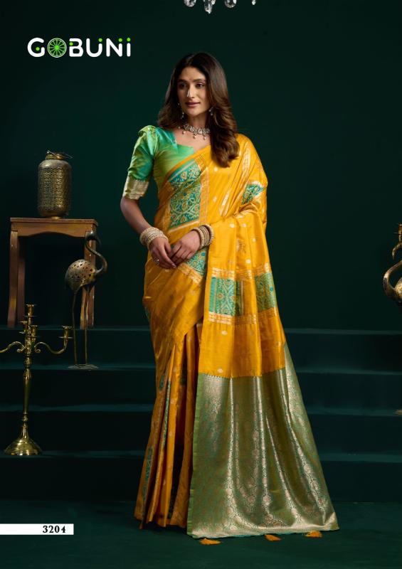 Gobuni swara fancy pumpum saree womens clothing wholesalers